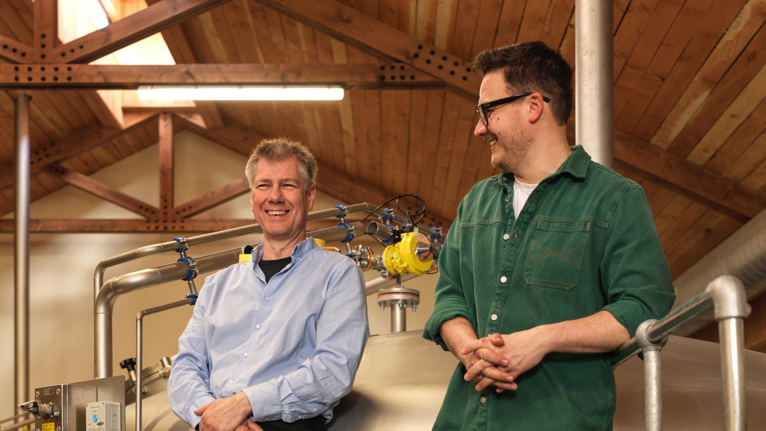 Gordon Motion & Marc Watson Standing in Distillery