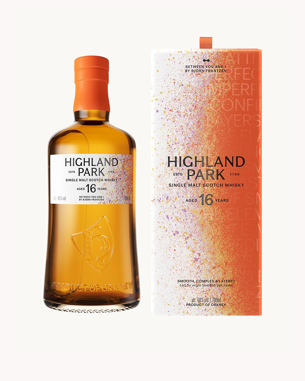 Highland Park Between You and I bottle and carton