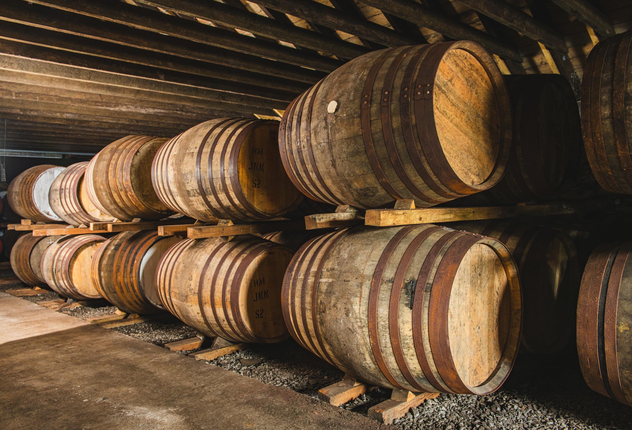 Highland Park Distillery Stored Casks