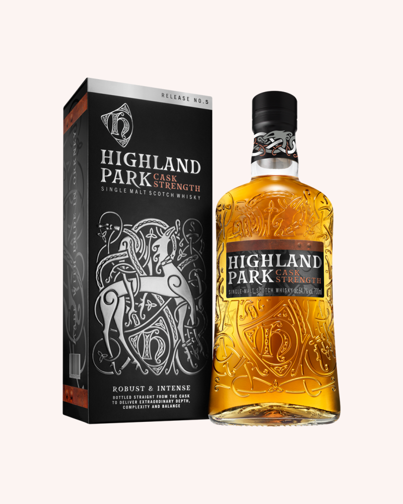 Cask Strength 5 Bottle & Box