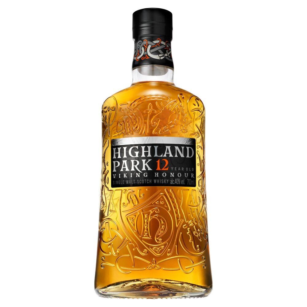 Highland Park 12 Year Old bottle - Urnes design