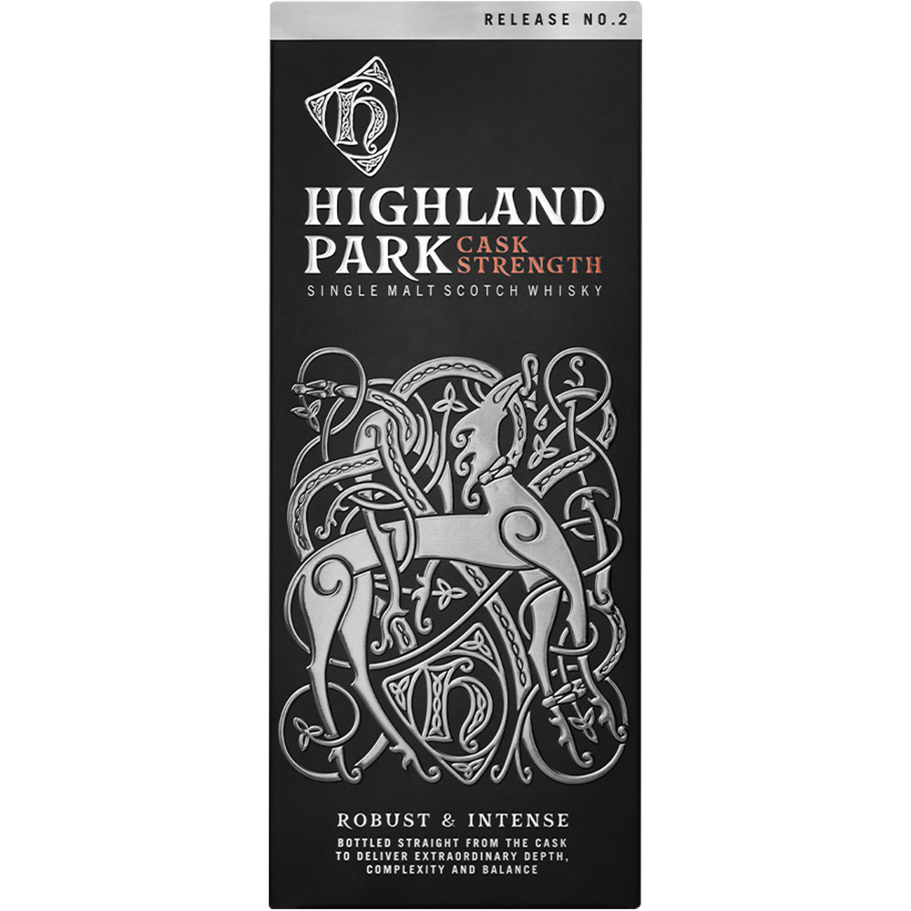 Highland Park Cask Strength 2 front carton