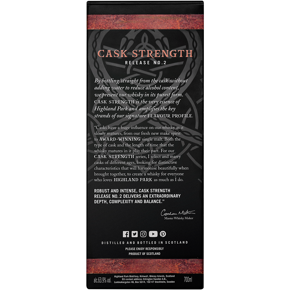 Highland Park Cask Strength 2 front carton