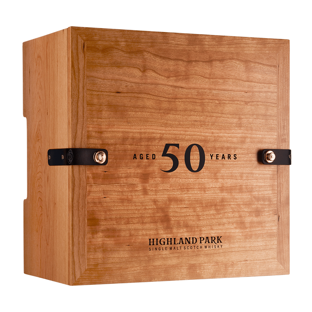 Highland Park 50 Year Old Gift Wooden Box
