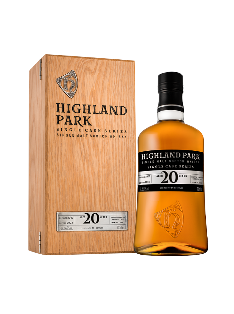 HP Single Cask 1494 Release Bottle & Box Shot