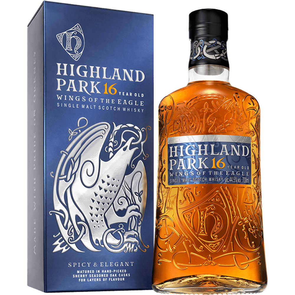 Highland Park 16 Year Old Wings of the Eagle Single Malt Whisky 