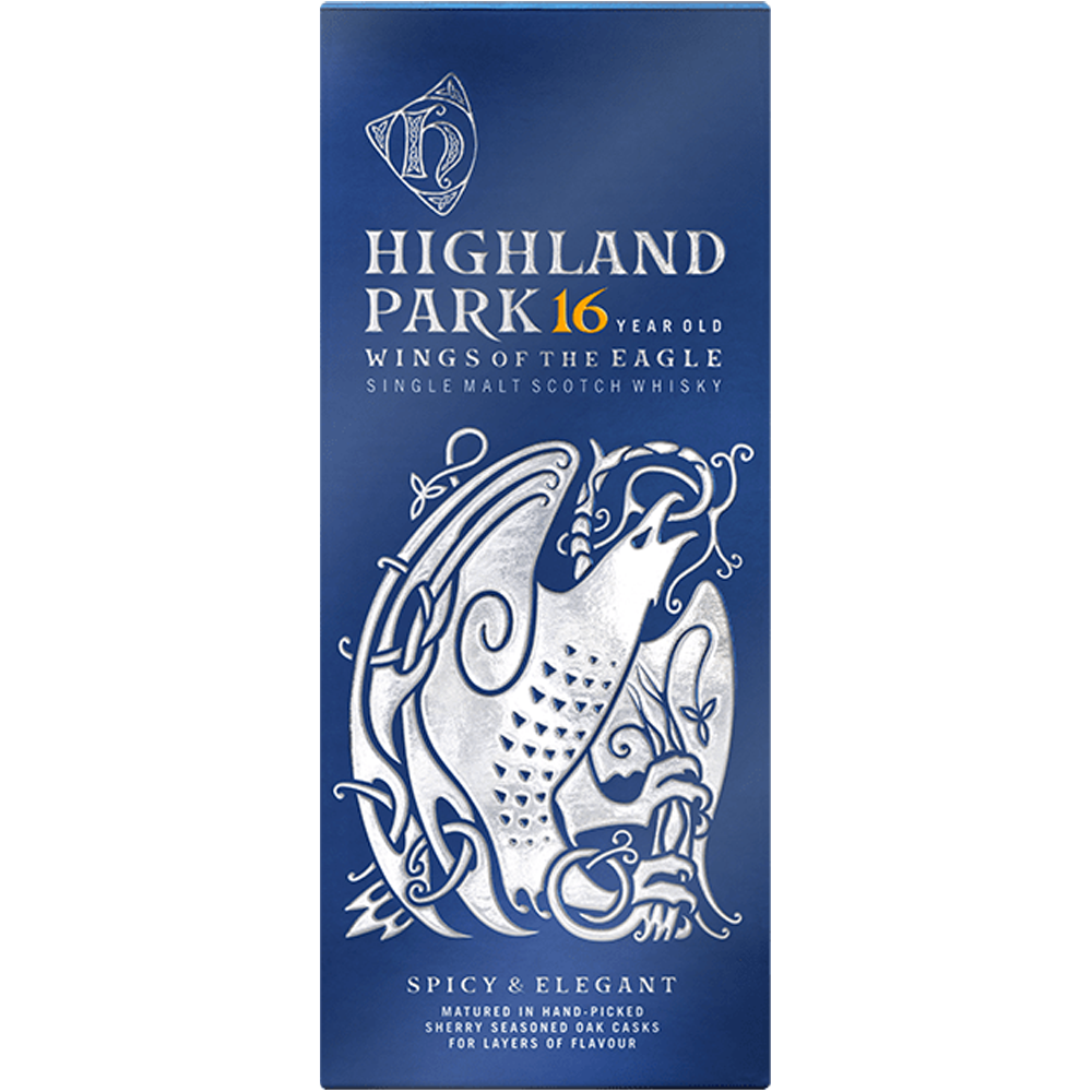 Highland Park 16 Year Old Wings of the Eagle Single Malt Whisky 