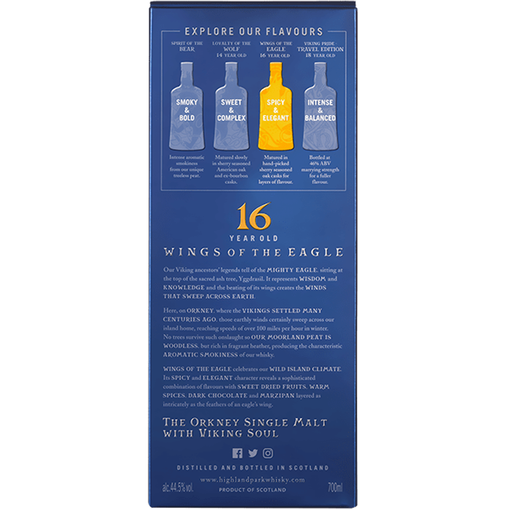 Highland Park 16 Year Old Wings of the Eagle Single Malt Whisky 