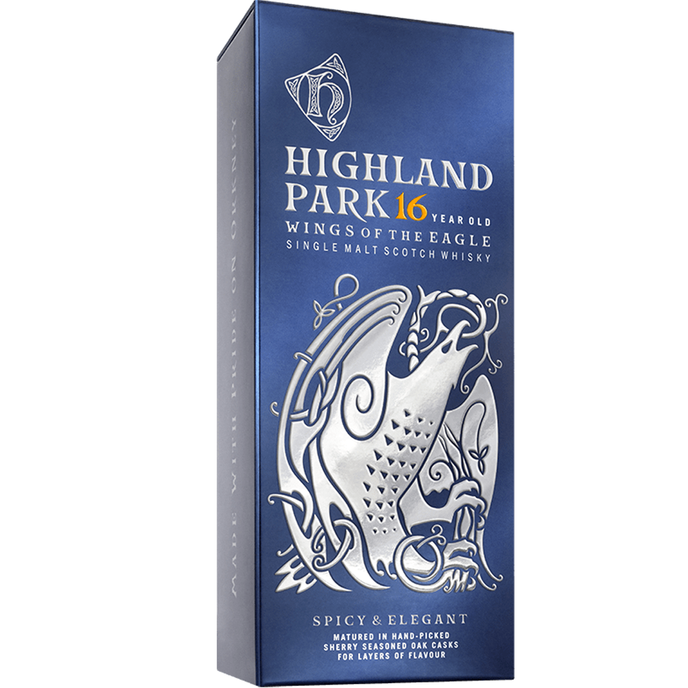 Highland Park 16 Year Old Wings of the Eagle Single Malt Whisky 
