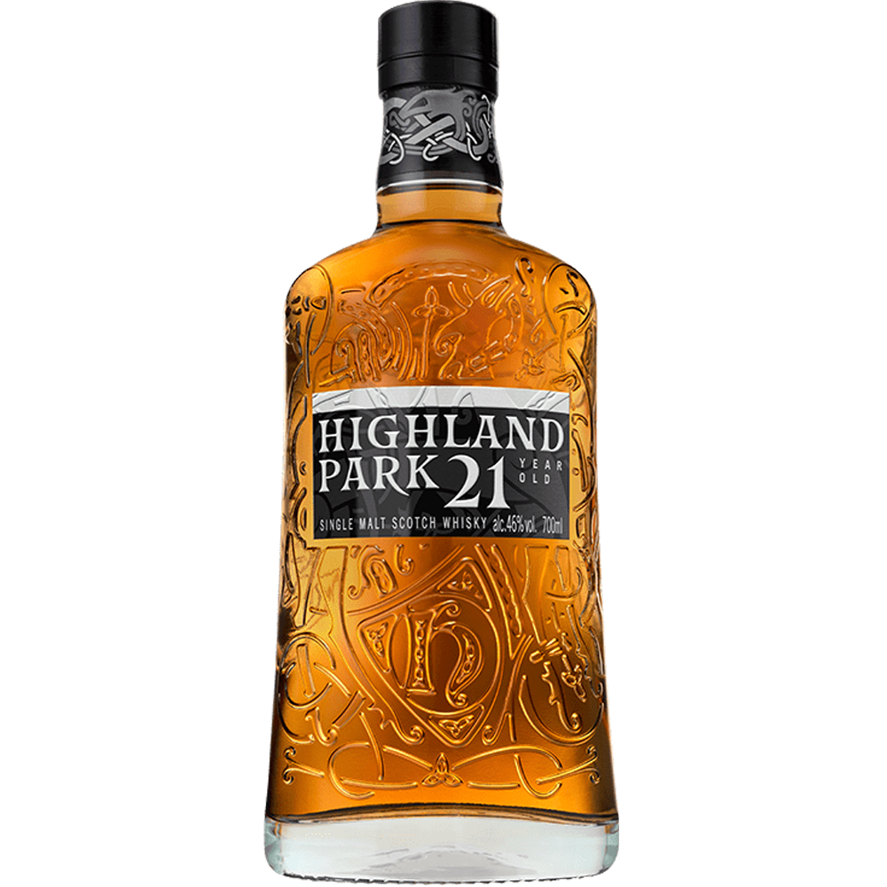 Single bottle of Highland Park 21 Year Old Single Malt Whisky August 2019 release