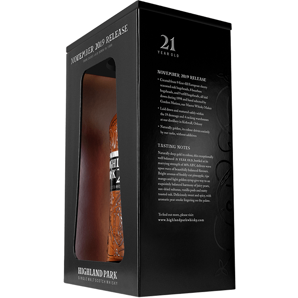 Highland Park 21 Year Old November 2019 Release Single Malt Whisky 