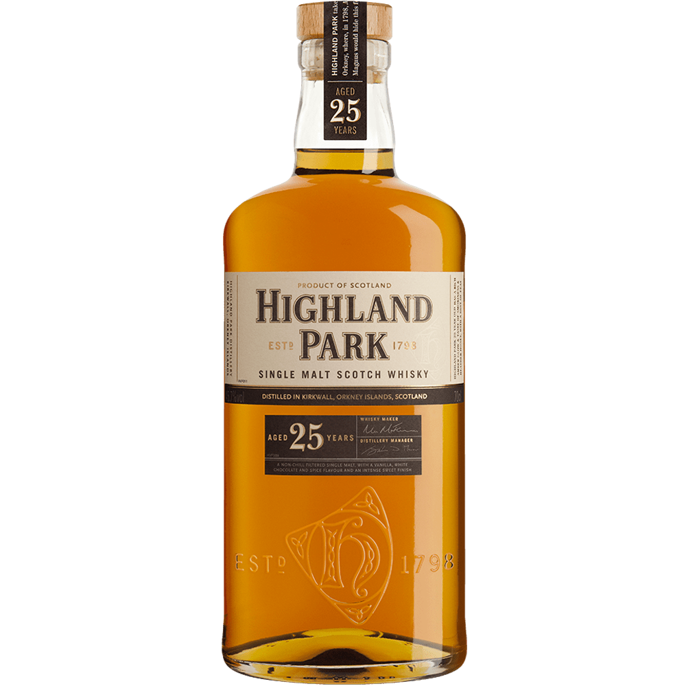 Highland Park 25 Year Old Single Malt Whisky 