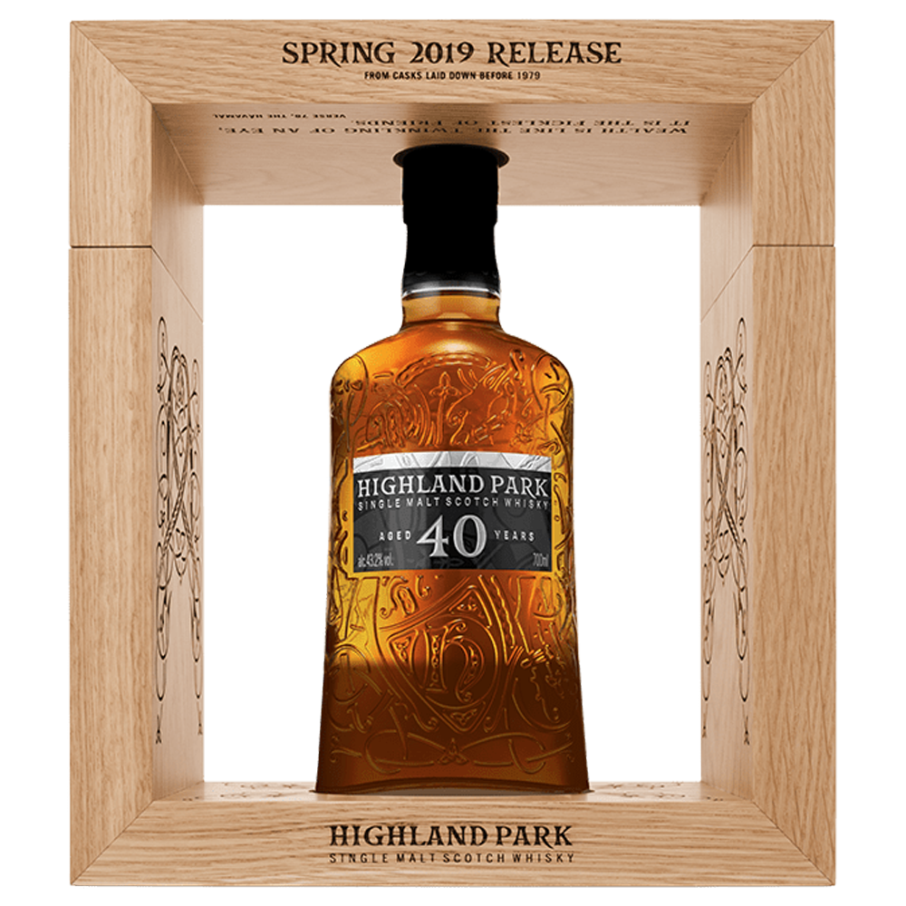 Highland Park 40 Year Old Spring 2019 Release Single Malt Whisky 