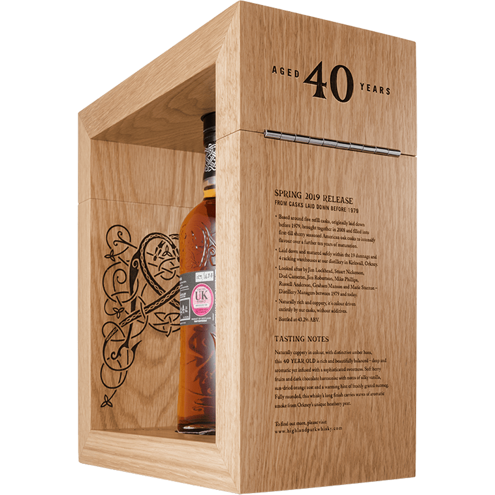 Highland Park 40 Year Old Spring 2019 Release Single Malt Whisky 