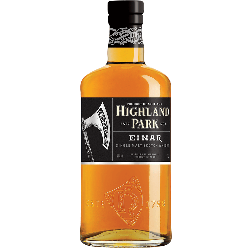 Highland Park Einar Single Malt Whisky bottle