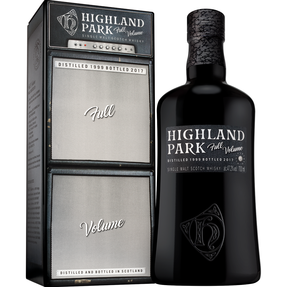 Highland Park Full Volume Edition Single Malt Whisky Bottle and Box