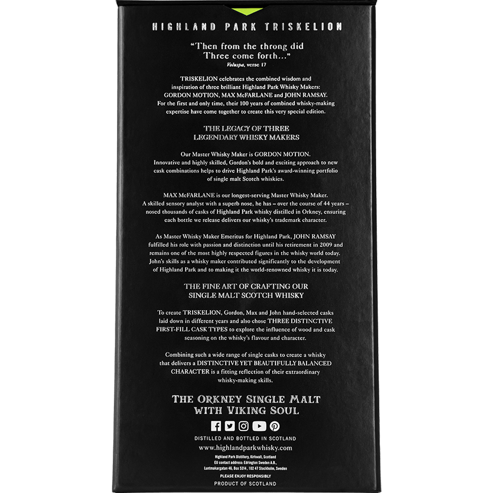 Highland Park Triskelion Single Malt Whisky 
