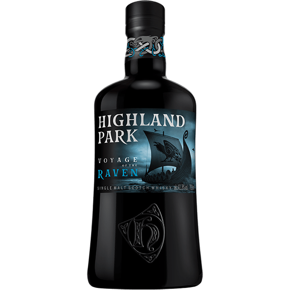 Highland Park Voyage of the Raven Single Malt Whisky bottle